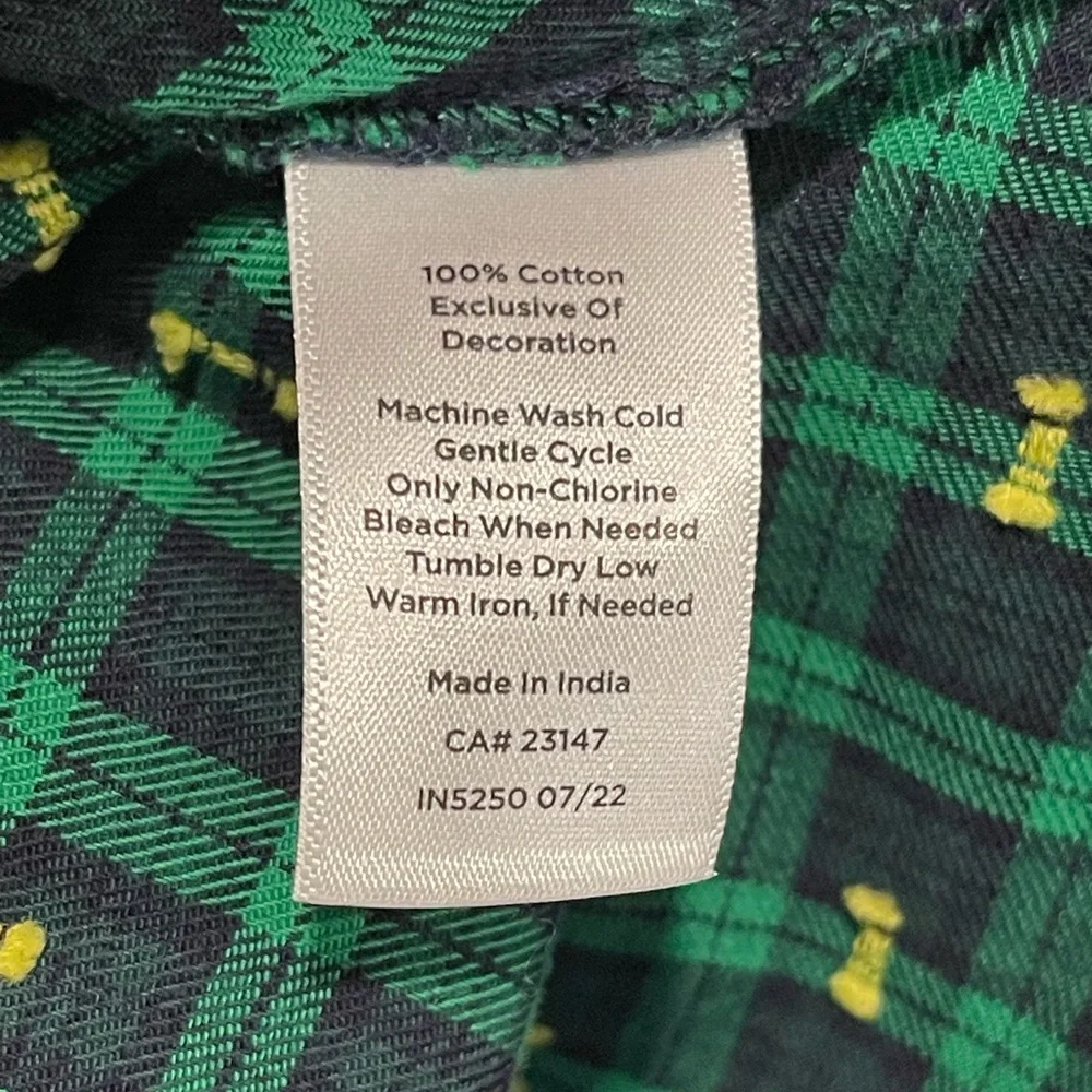 Talbots Petite‎ Plaid Shirt Size P - Picture 6 of 6